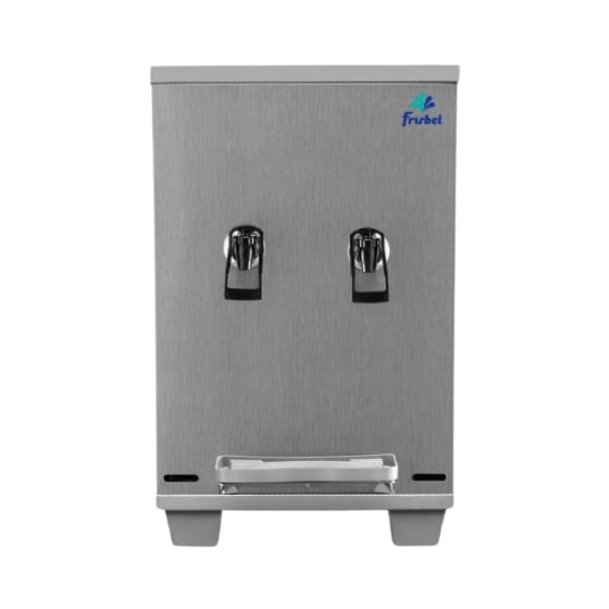 Bebedouro Industrial de Bancada 1 Gelada 1 Natural Inox 10 Litros 220v Frisbel
