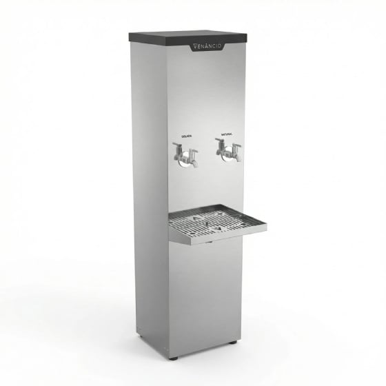 Bebedouro Industrial 25 Litros 220v Venâncio Inox 2 Torneiras Alta Capacidade