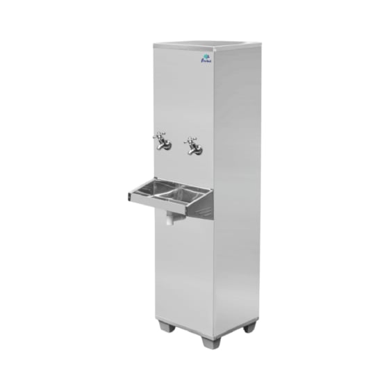 Bebedouro Industrial de Coluna 2 Geladas Inox 25 Litros 110v Frisbel