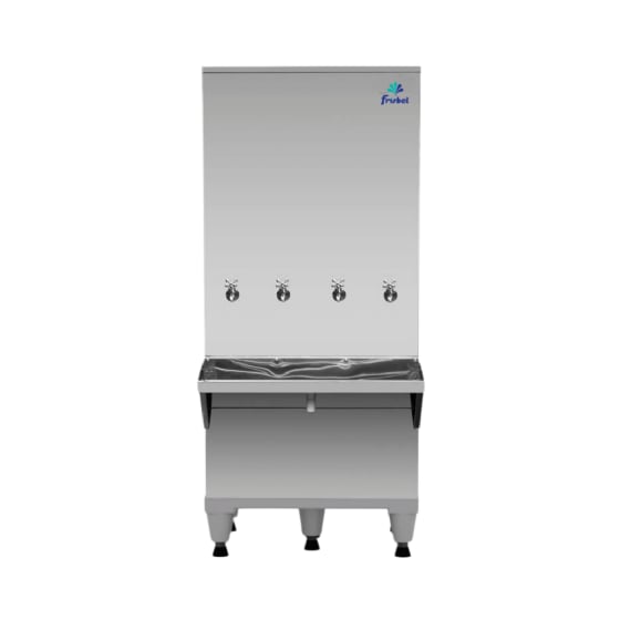 Bebedouro Industrial Coluna 3G1N Inox 200L 220V Frisbel