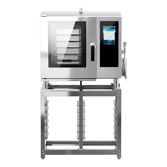 Forno Combinado 6gns Profissional Saro Com Visor 270°c Vapor (novo)