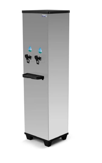 Bebedouro Industrial Coluna 25L Inox 220V Office Galao Frisbel
