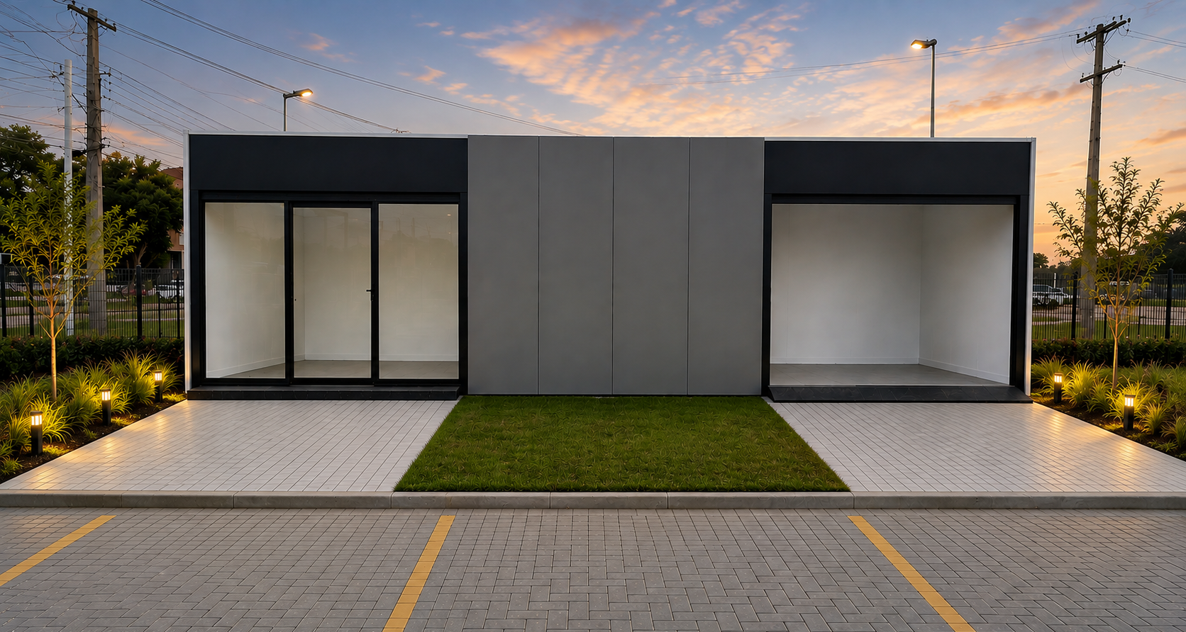 Loja Modular em Painel ISO - 30m²