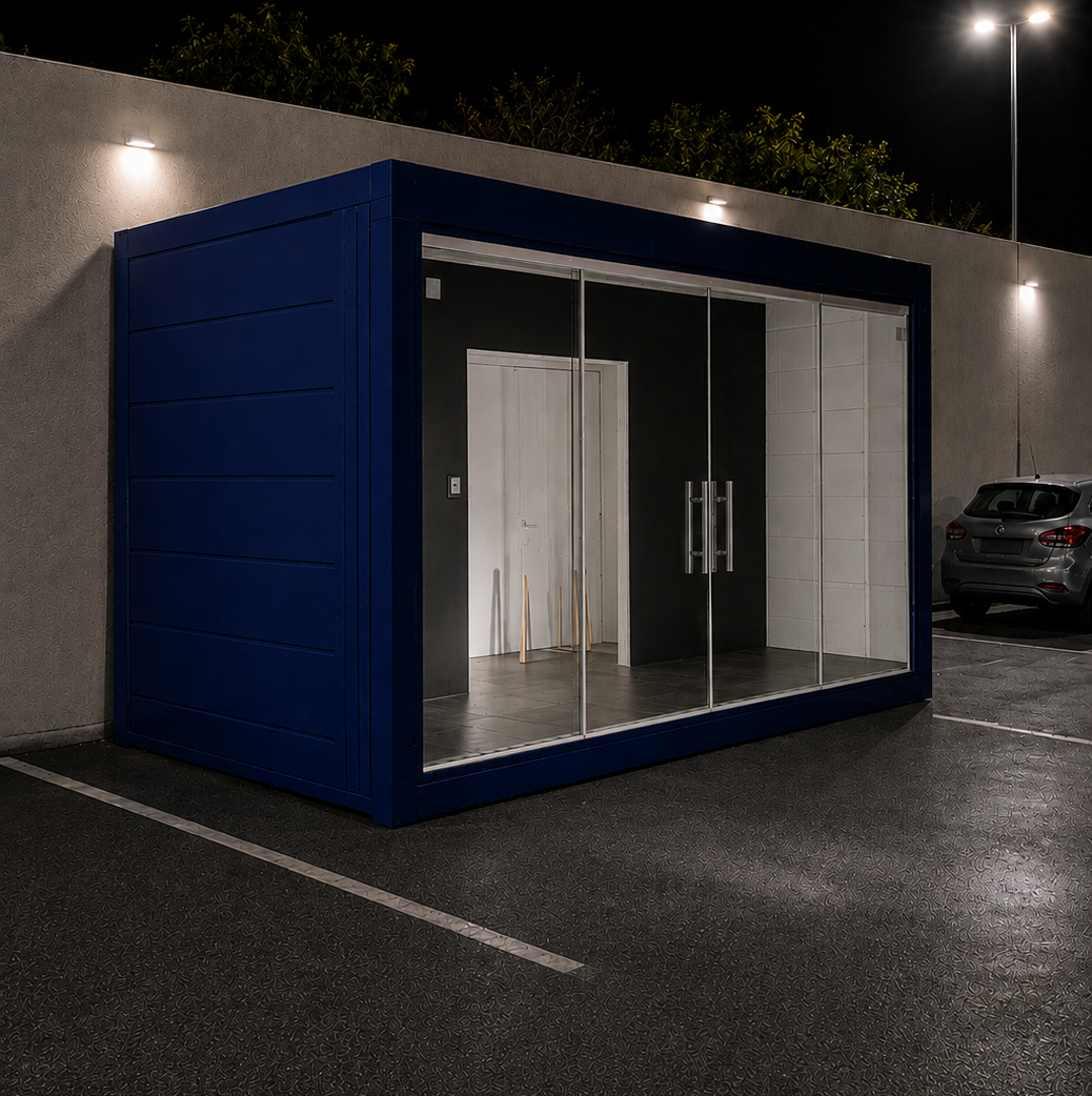 Lavanderia em Container Reefer - 11m²